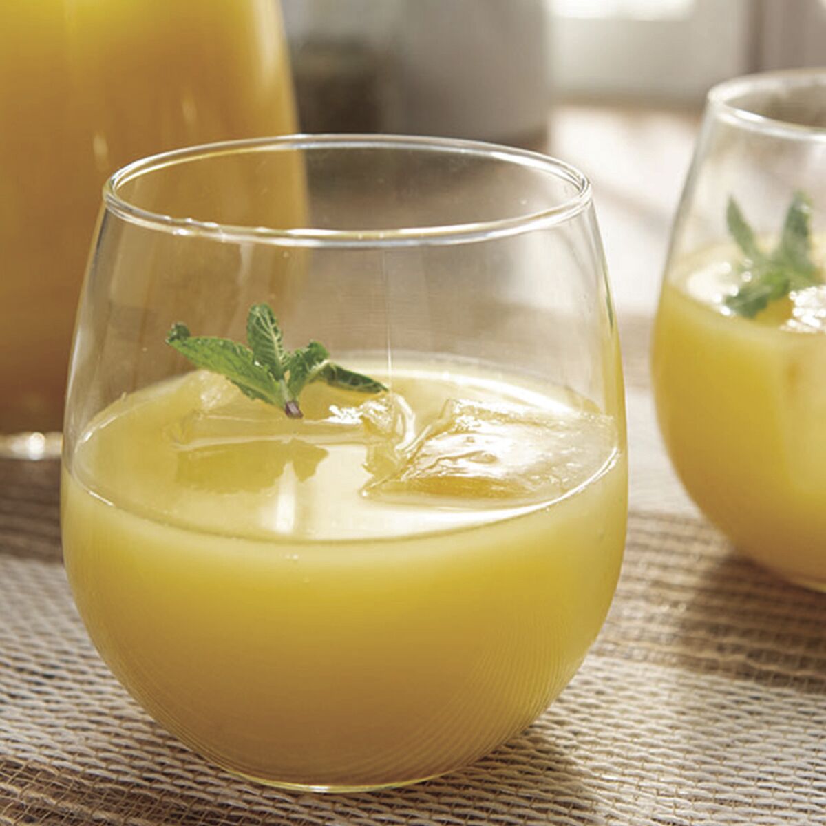 Orange Juice Mint Mocktail